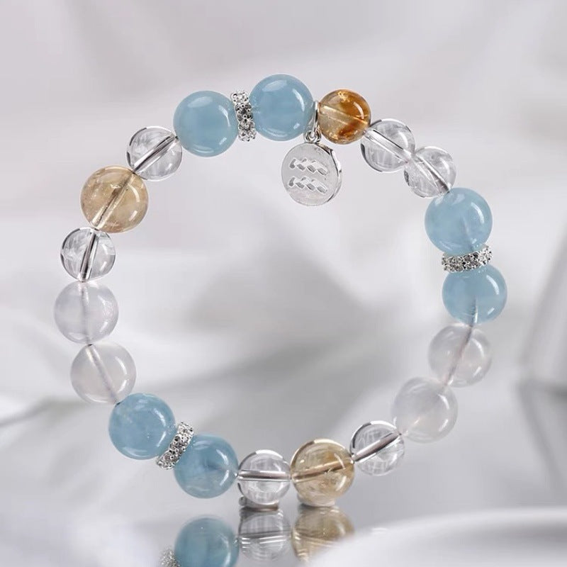 Zodiac Crystal Bracelets – 925 Sterling Silver Jewelry Collection