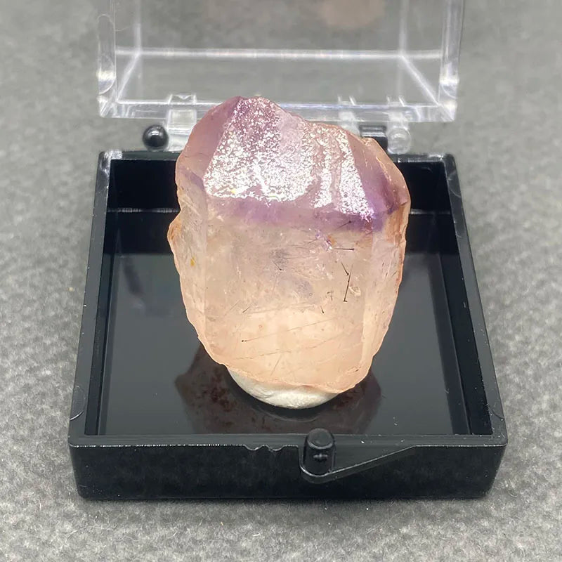 100% natural Super Seven Crystals stone mineral healing crystal specimen gemstone collection,beads+Box size:35*35*35mm