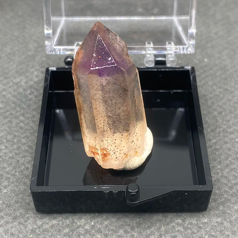 100% natural Super Seven Crystals stone mineral healing crystal specimen gemstone collection,beads+Box size:35*35*35mm