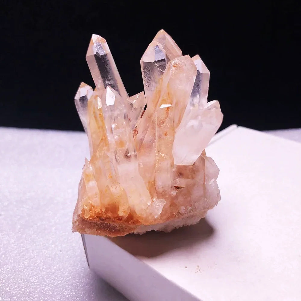 Natural White Crystal Cluster Raw Mineral Specimen Home Decor Crystal Geode Display Zen Meditation Stone Raw Crystal Formation