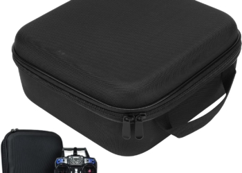 DAUERHAFT Carrying Bag for RC Controller, RC Transmitter Protector Case EVA, RC Plane Remote Controller Storage Bag, for AT9/X9D/WFLY 9 Controller