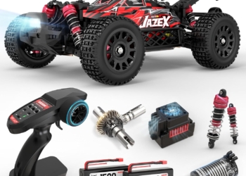 Hosim Brushless RC Buggy for Adults and Kids 60KM/H, 1/14 Electric High Speed All Terrain Remote Control Car, Hobby RC Trucks 4×4 Off Road RC Car, Waterproof RC Vehicle for Snow/Sand/Beach Age 8+