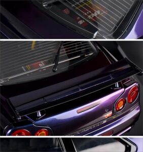 capo 1/8 nissan nissan gtr r34 remote control drift flat running model car all metal 10th anniversary limited edition