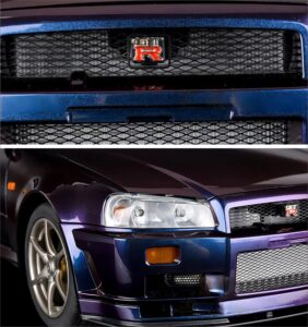 capo 1/8 nissan nissan gtr r34 remote control drift flat running model car all metal 10th anniversary limited edition