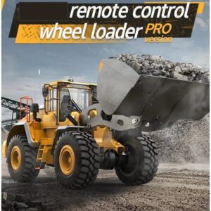 car 1/16 rc full metal loader excavator electric remote control alloy rc car excavator engineering model cars