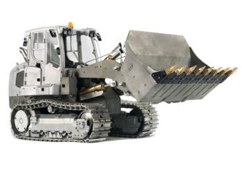 LESU 1/14 636 Metal Hydraulic Tracked RC Loader 2CH Reversing Valve Lights Sound System Construction Vehicle Hobby Grade Model