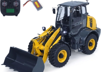 TOUCAN RC HOBBY 1/14 Metal LESU RC Hydraulic Loader Aoue WA100M-8 4X4 RTR Remote Control Construction Vehicle Axle Lock Sound Light ST8 Radio