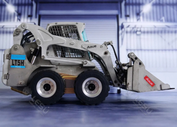 KIT LESU Aoue LT5H RC Hydraulic Loader 1/14 Scale Remote Control Car Metal Wheeled Skid-Steer Truck DIY Model Toys for Adult